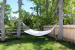 Relax in the hammock under the trees